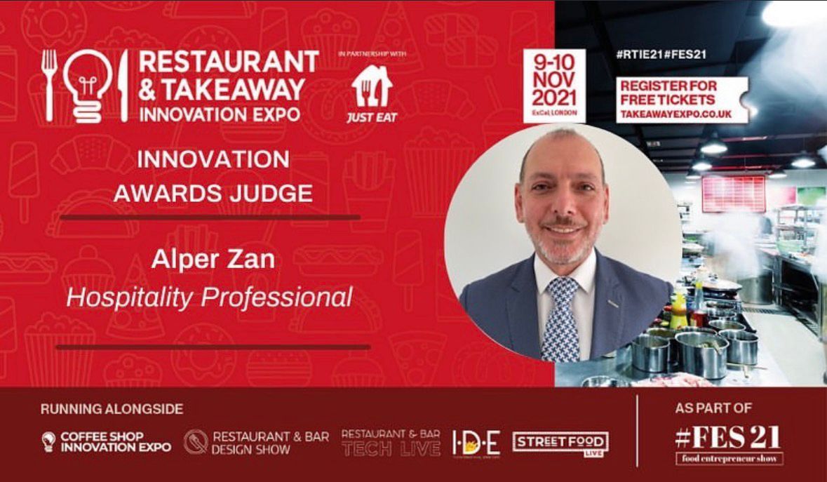 Alper Zan judging the Innovation Awards, 2021